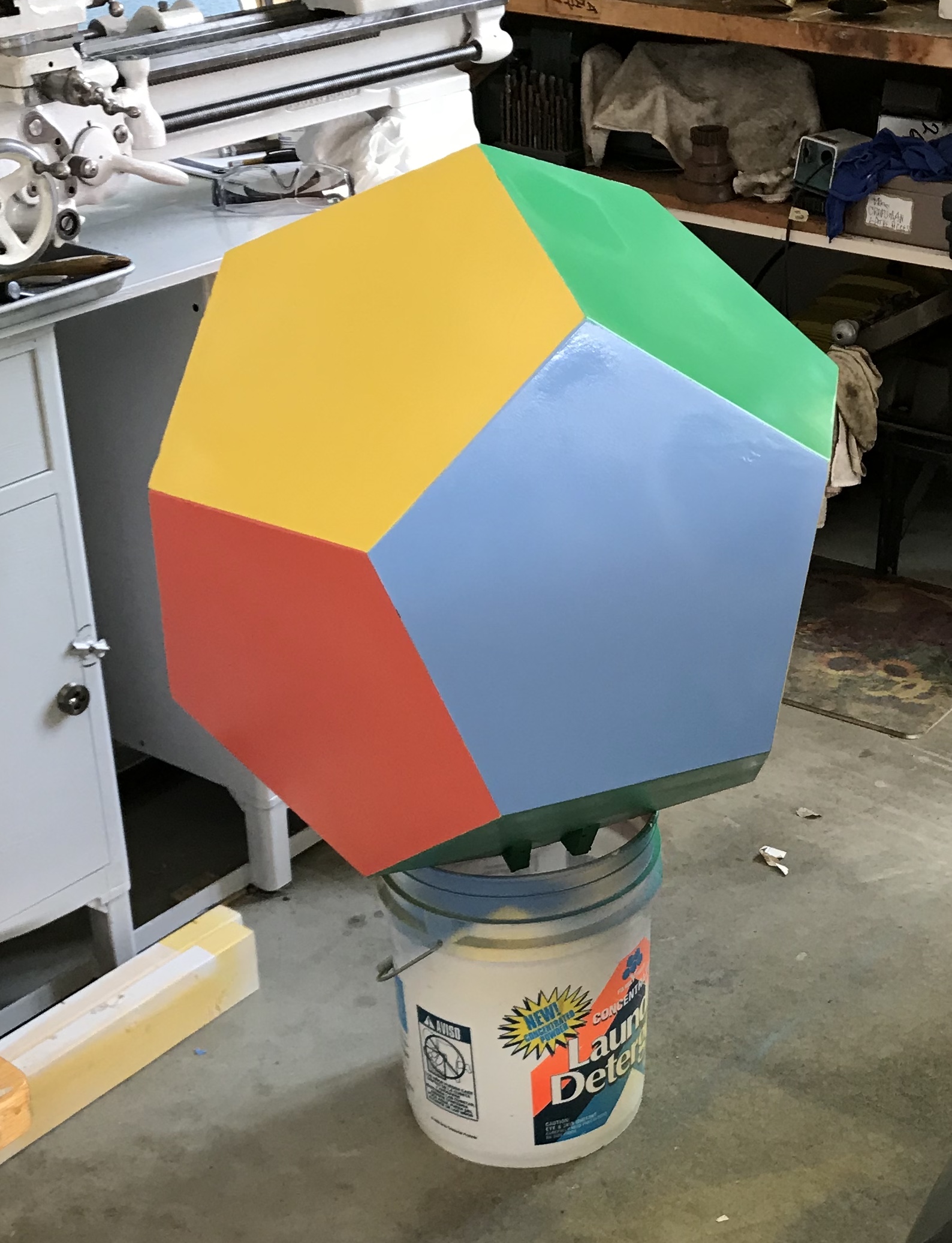 Dodecahedron final paint job